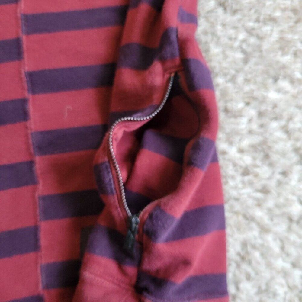 Niike Sportswear Sweatshirt Mens 3XL Red Striped Lebron Pocket Crewneck Long Slv - Picture 7 of 11